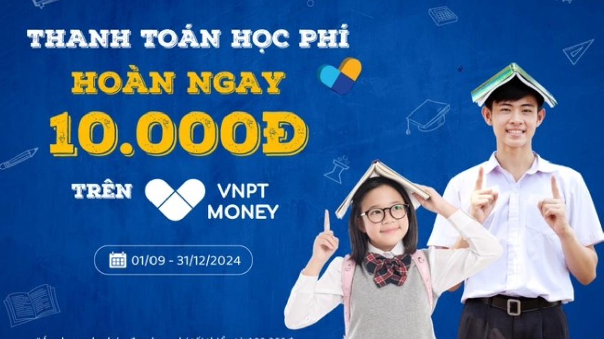 Thanh toán học phí trên VNPT Money