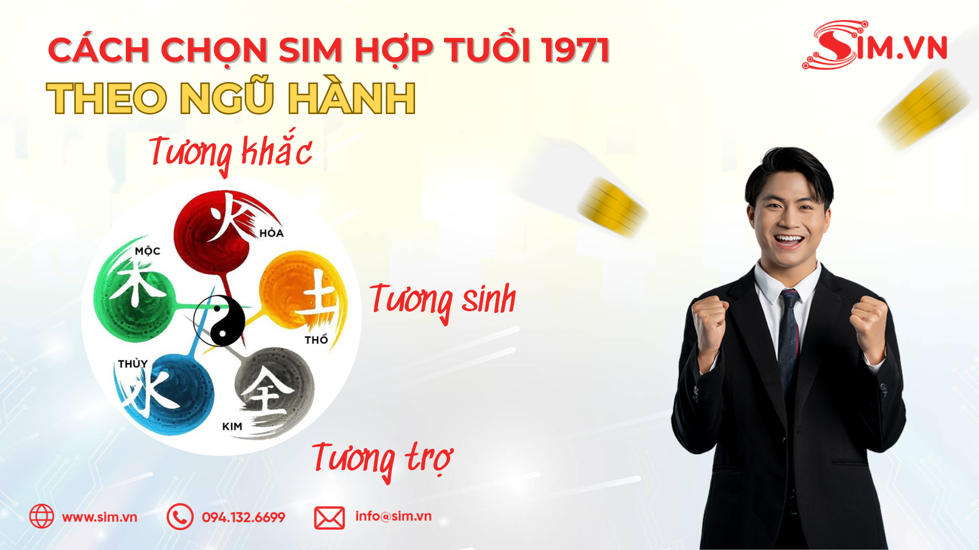 Cách chọn sim hợp tuổi 1971 theo quan điểm ngũ hành