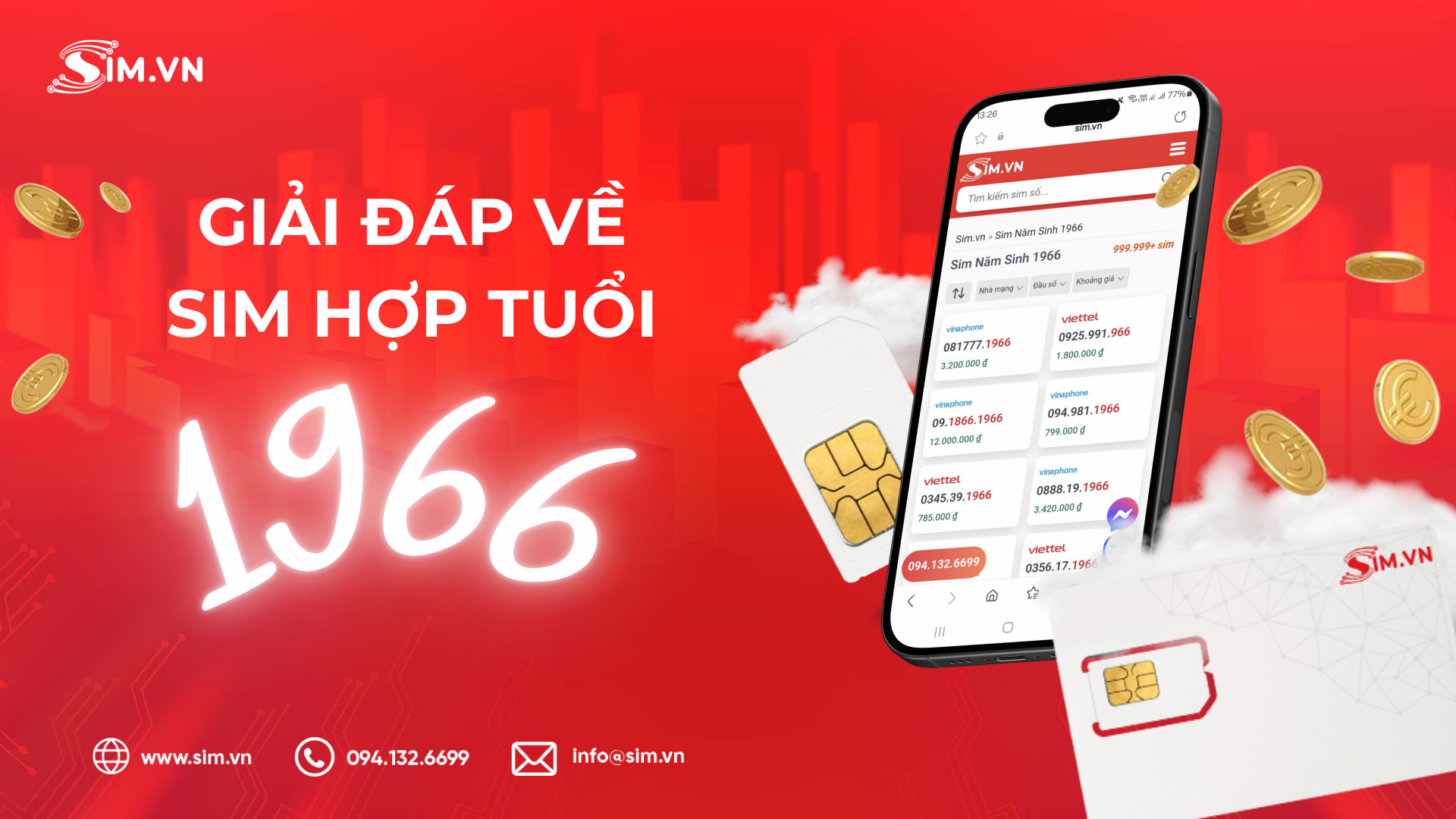 Giải đáp các vấn đề khi mua sim hợp tuổi 1966