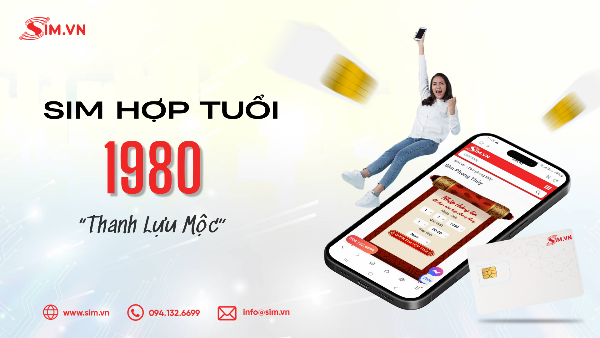 Sim hợp tuổi cho năm 1980